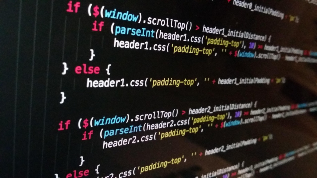 Developer working on a responsive website